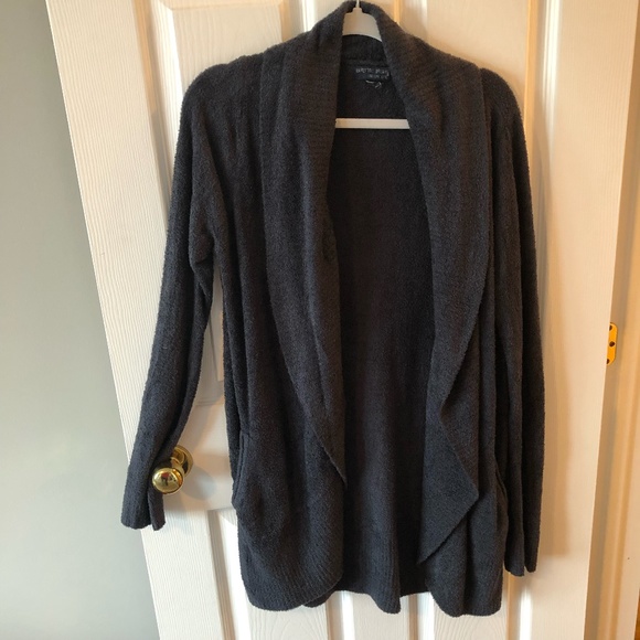 Barefoot Dreams CozyChic Lite® Circle Cardigan in Indigo sz M - Picture 2 of 11